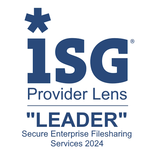 ISG Leader - Secure Enterprise Filesharing Services 2024